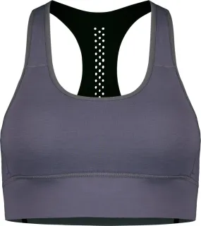 Mons Royale Women&#x27;s Stratos Merino Shirt Sports Bra Shark | Buy Mons Royale Women&#x27;s Stratos Merino Shirt Sports Bra Shark here | Outnorth