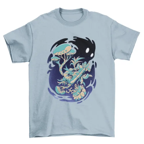 Nature Monsters Floral Art T-Shirt