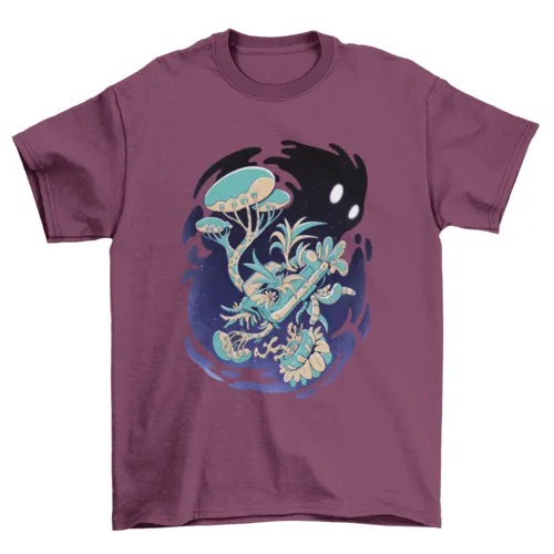 Nature Monsters Floral Art T-Shirt