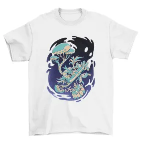 Nature Monsters Floral Art T-Shirt