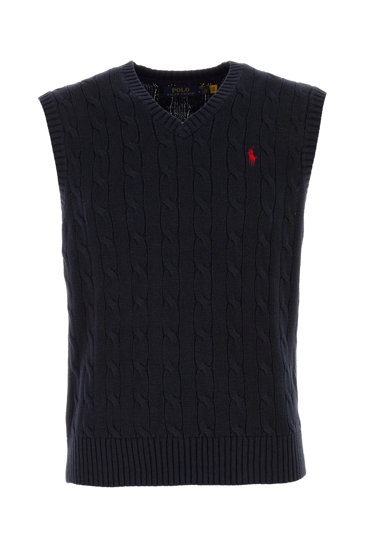 Navy blue cotton vest