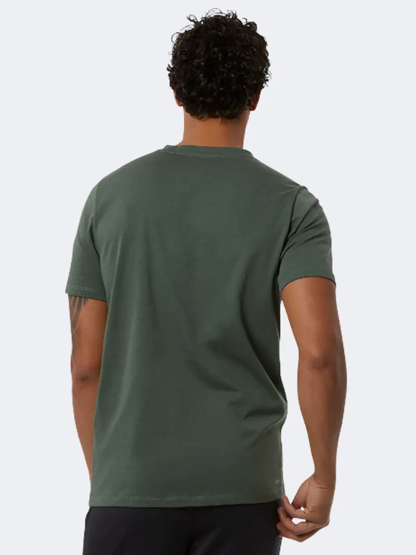 New Balance Heathertech Men Training T-Shirt Deep Olive