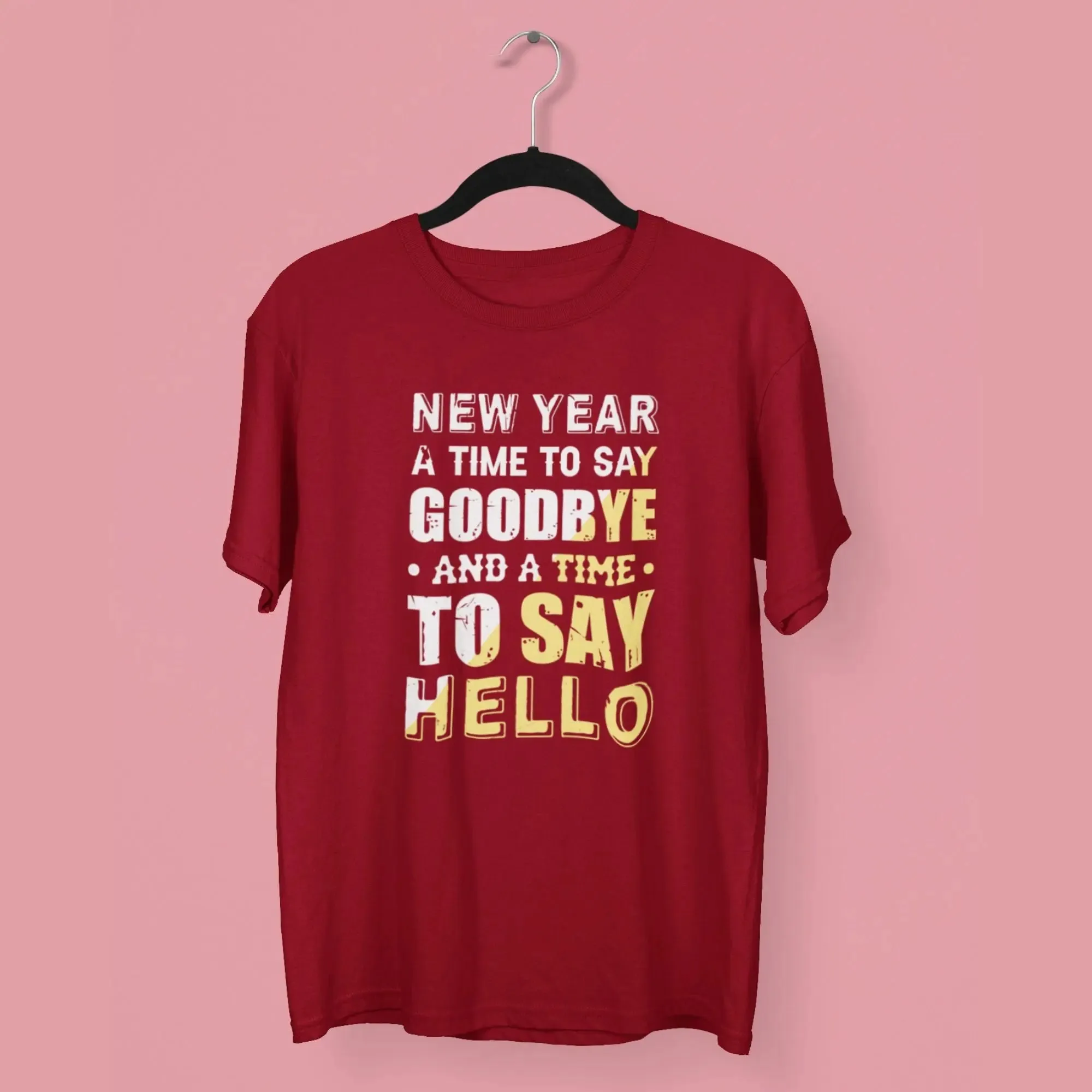 New Year a Time to say Goodbye and a Time to Say Hello Classic T-Shirt