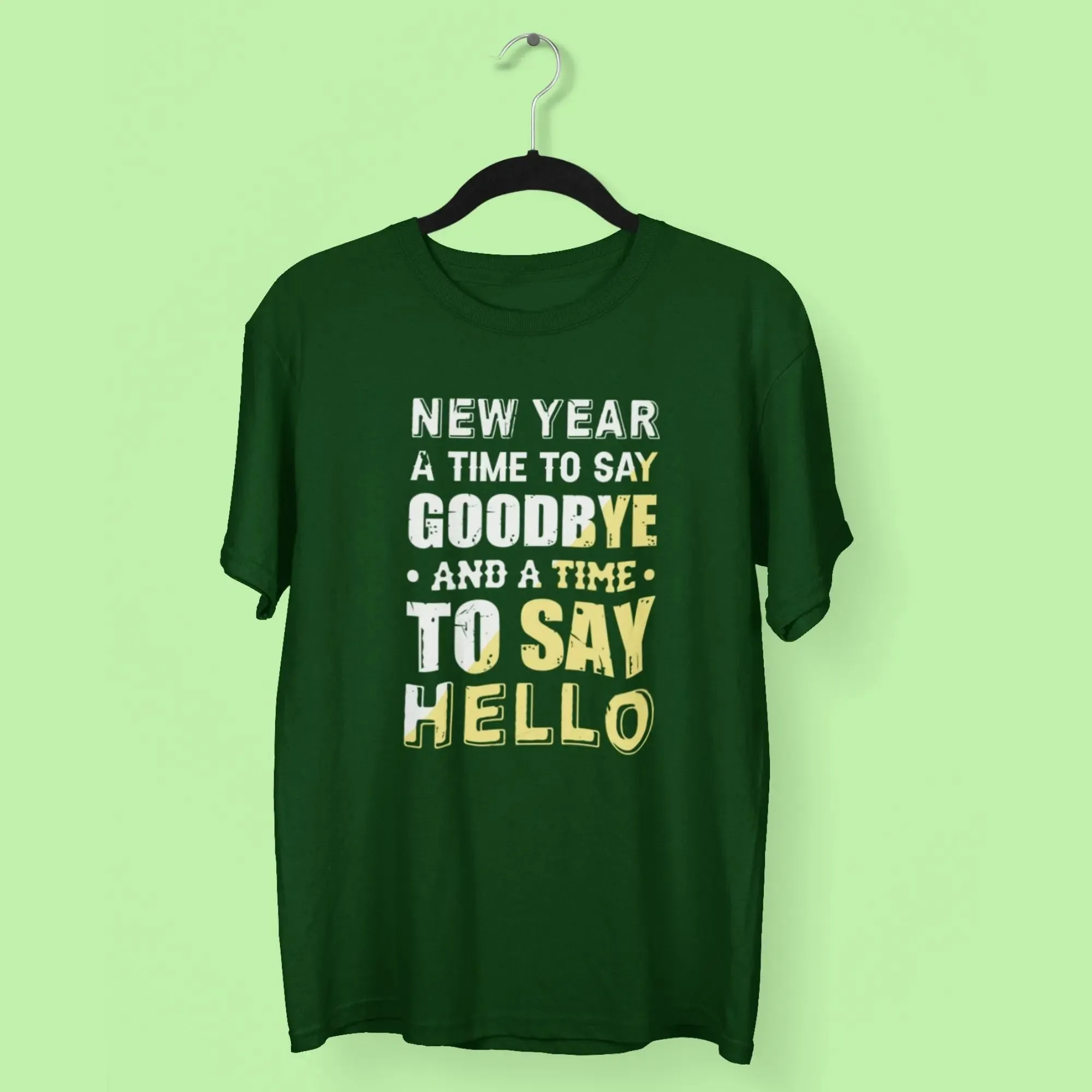 New Year a Time to say Goodbye and a Time to Say Hello Classic T-Shirt