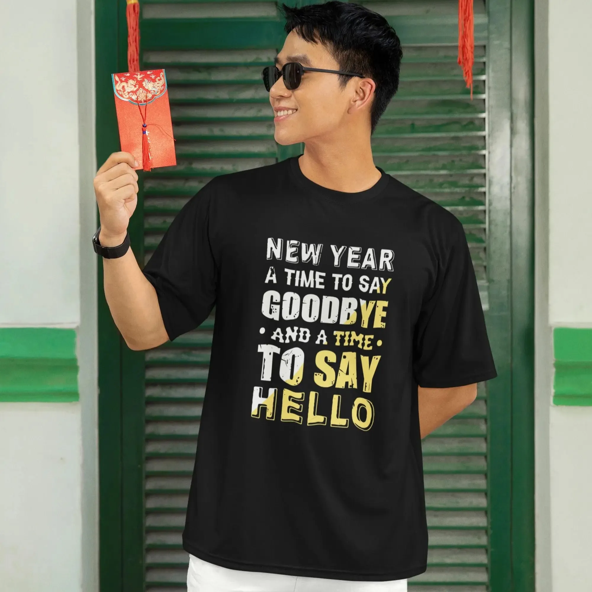 New Year a Time to say Goodbye and a Time to Say Hello Classic T-Shirt