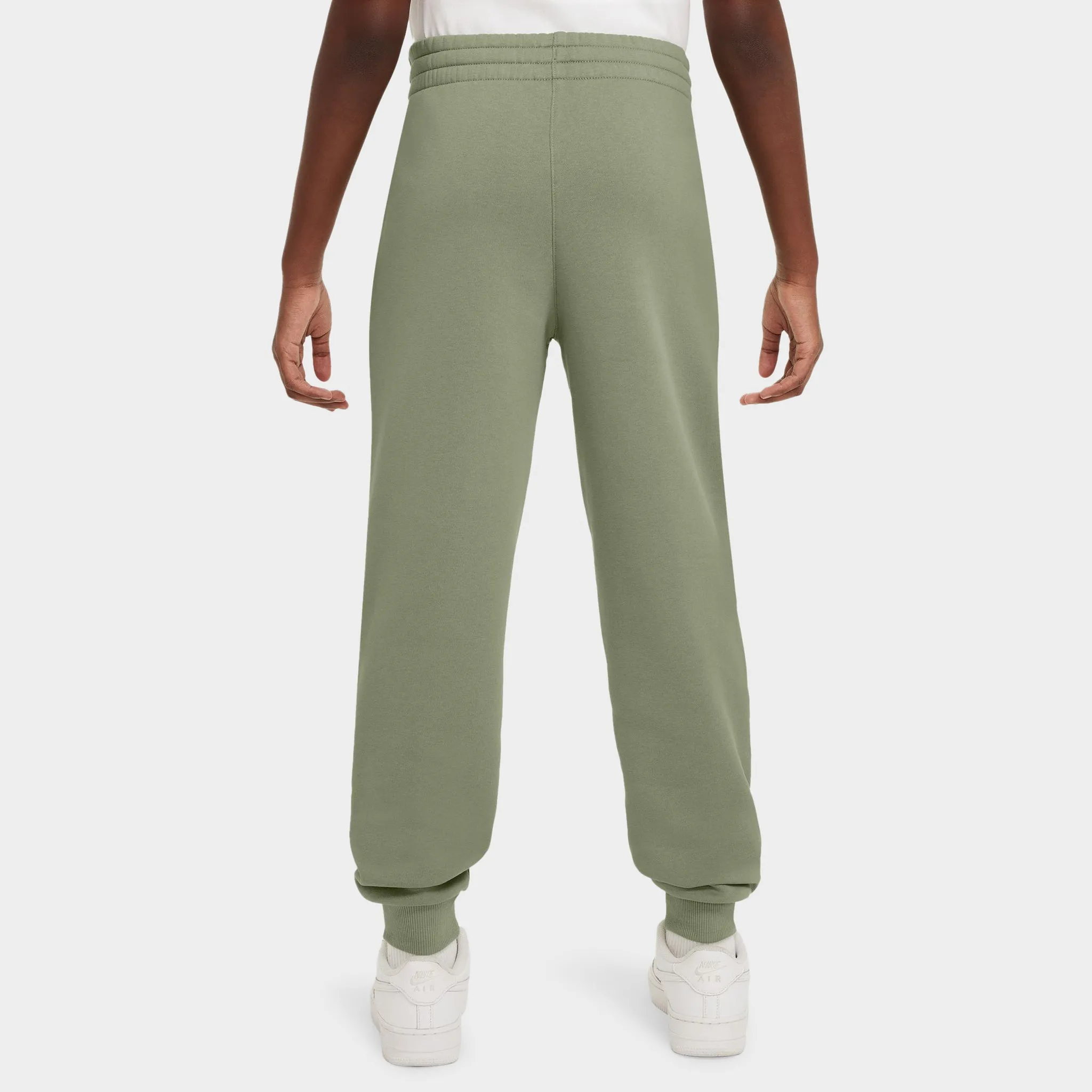 Nike Juniors' Club Fleece Joggers / Oil Green