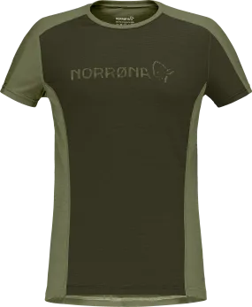 Norrøna Women&#x27;s Falketind Equaliser Merino T-Shirt Olive Night/Rosin | Buy Norrøna Women&#x27;s Falketind Equaliser Merino T-Shirt Olive Night/Rosin here | Outnorth