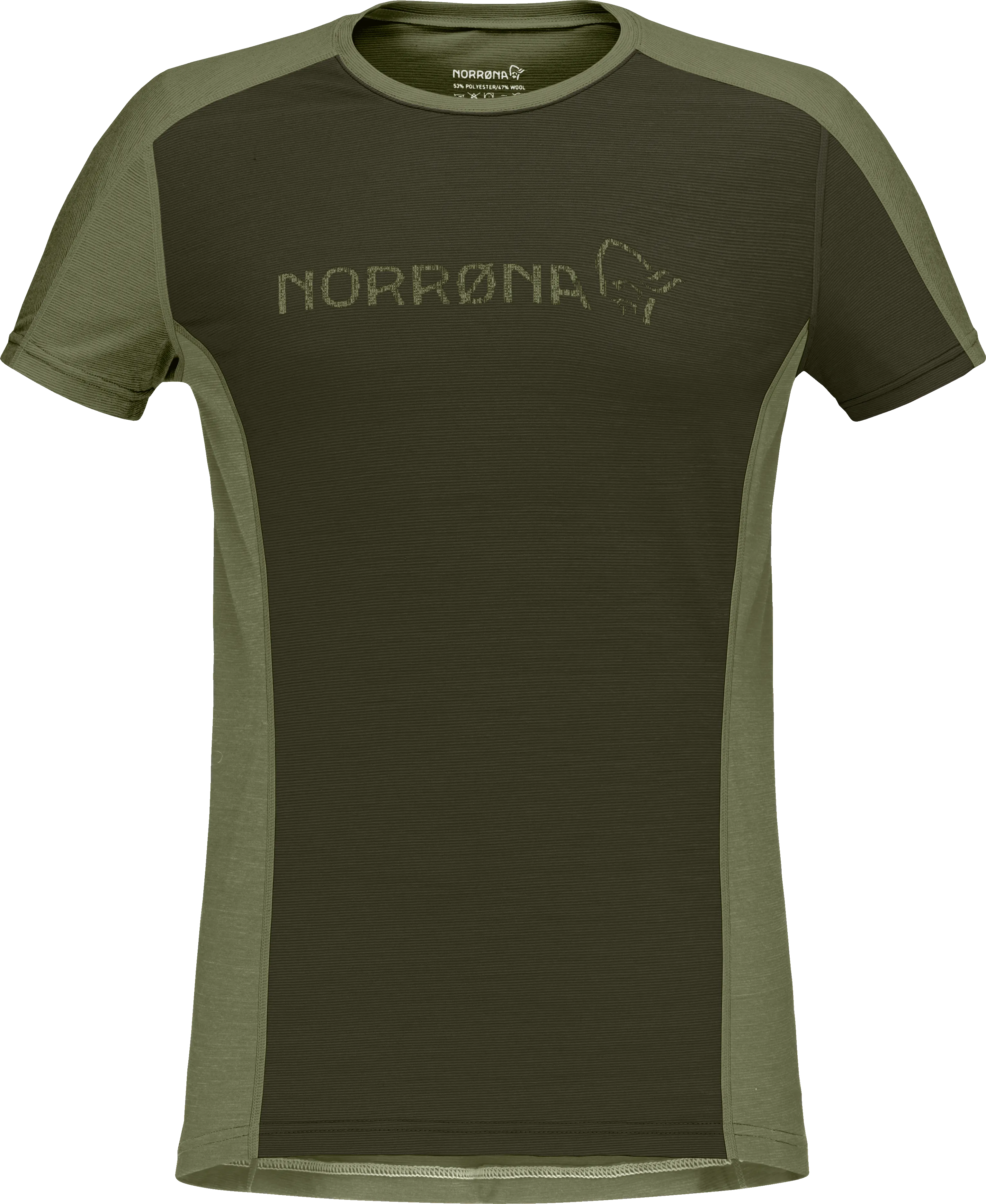 Norrøna Women&#x27;s Falketind Equaliser Merino T-Shirt Olive Night/Rosin | Buy Norrøna Women&#x27;s Falketind Equaliser Merino T-Shirt Olive Night/Rosin here | Outnorth