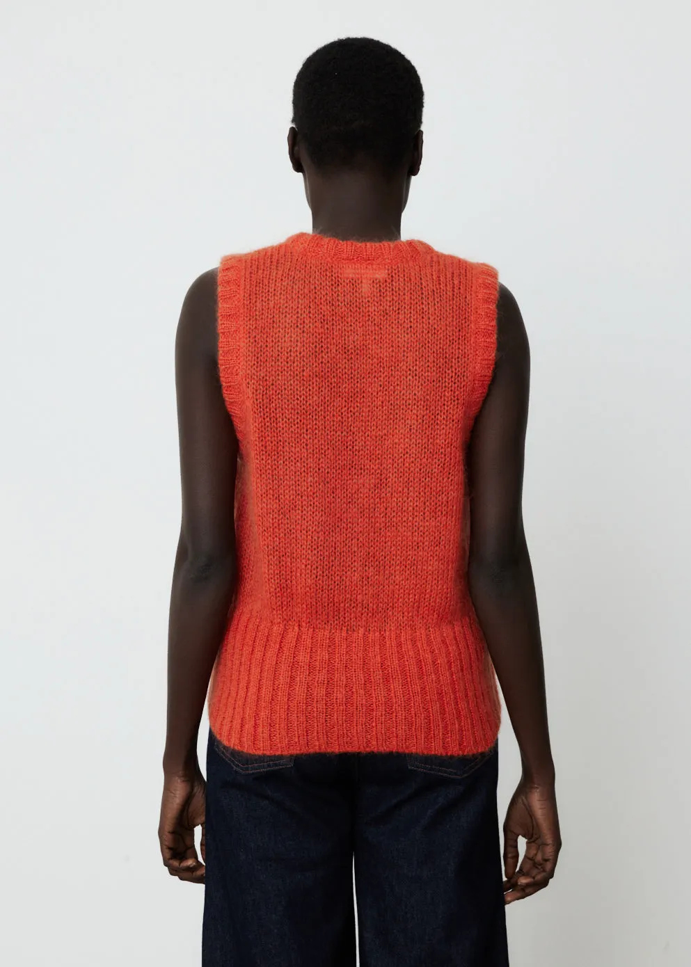 O-Neck Knitted Vest