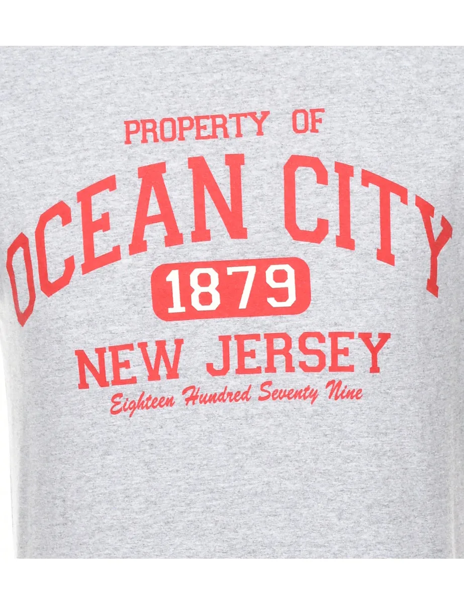 Ocean City Printed T-shirt - S