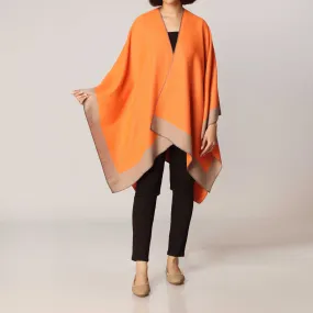 Orange Cape Shawl PW2821