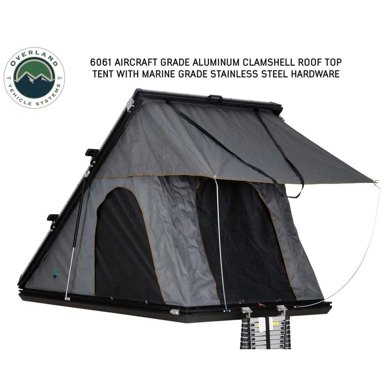 Overland Vehicle Systems HD Mamba Clam Hard Shell Roof Top Tent