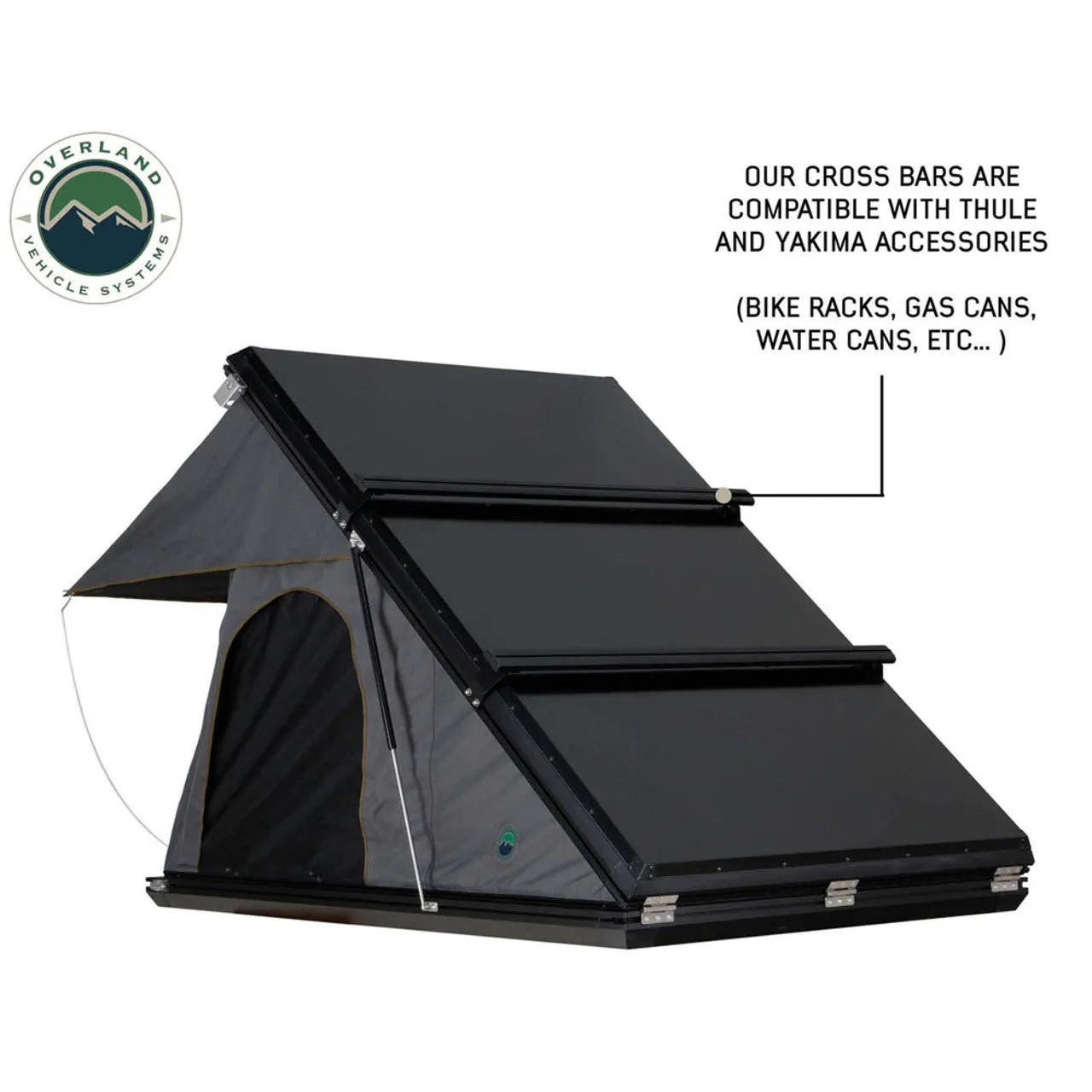 Overland Vehicle Systems HD Mamba Clam Hard Shell Roof Top Tent