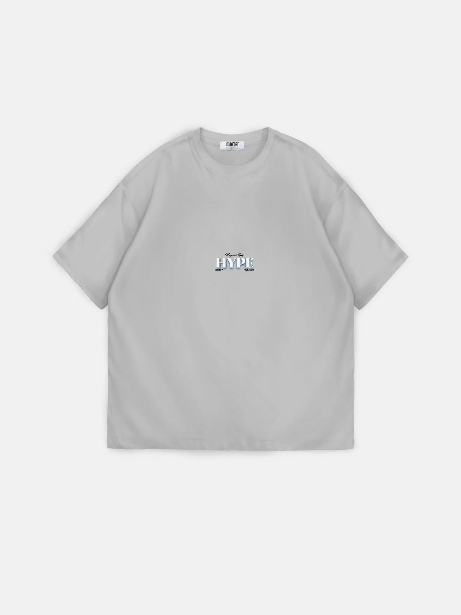 Oversize Hype T-Shirt - Grey