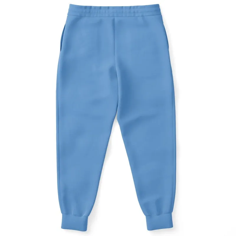 Pastel Blue Joggers | Unisex | with PLUS sizes | Bright Pastel Blue | C60M30Y0K0