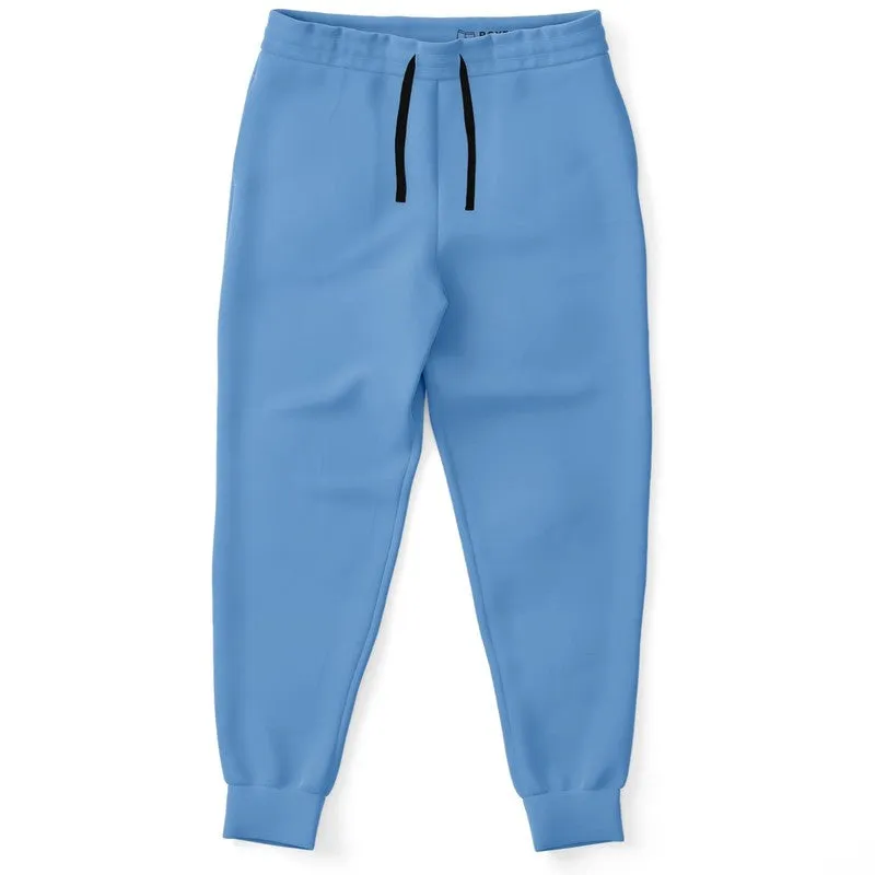 Pastel Blue Joggers | Unisex | with PLUS sizes | Bright Pastel Blue | C60M30Y0K0