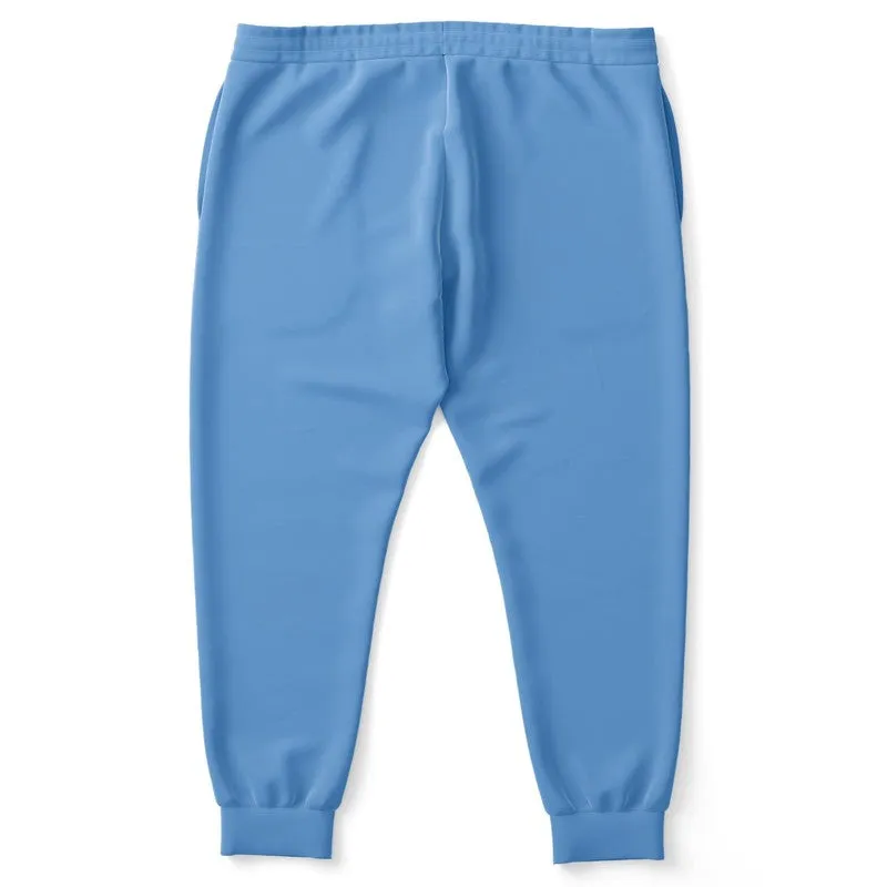 Pastel Blue Joggers | Unisex | with PLUS sizes | Bright Pastel Blue | C60M30Y0K0