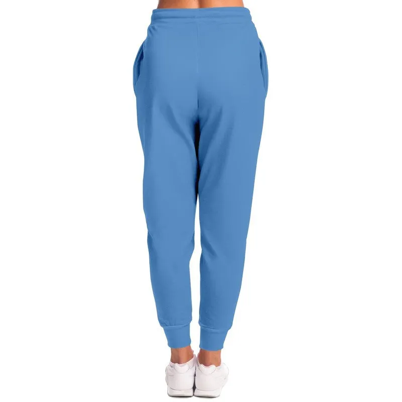 Pastel Blue Joggers | Unisex | with PLUS sizes | Bright Pastel Blue | C60M30Y0K0