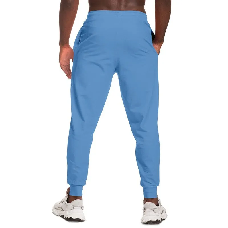 Pastel Blue Joggers | Unisex | with PLUS sizes | Bright Pastel Blue | C60M30Y0K0