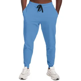 Pastel Blue Joggers | Unisex | with PLUS sizes | Bright Pastel Blue | C60M30Y0K0