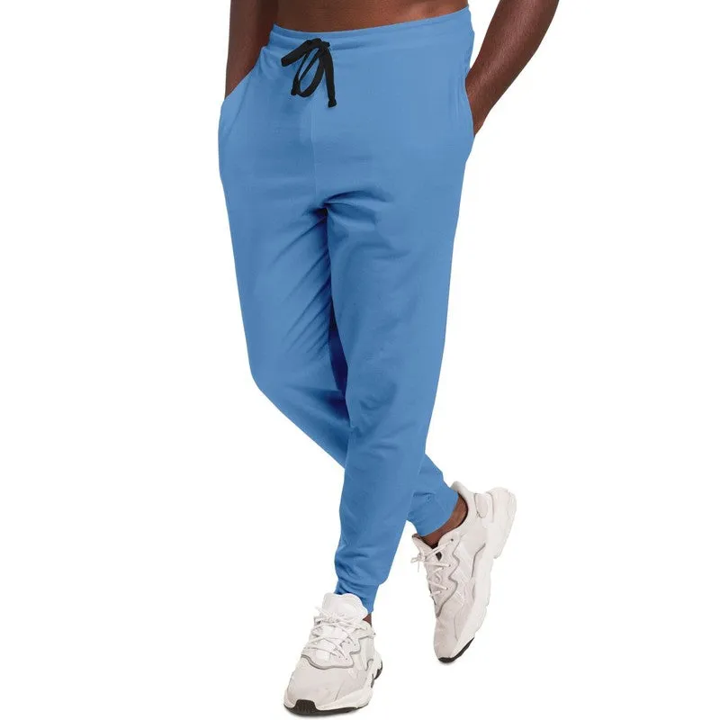 Pastel Blue Joggers | Unisex | with PLUS sizes | Bright Pastel Blue | C60M30Y0K0