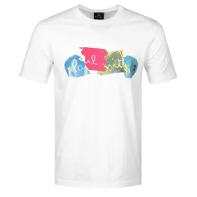 Paul Smith Broken Board T Shirt in White