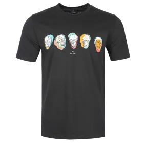 Paul Smith Skulls T Shirt in Black