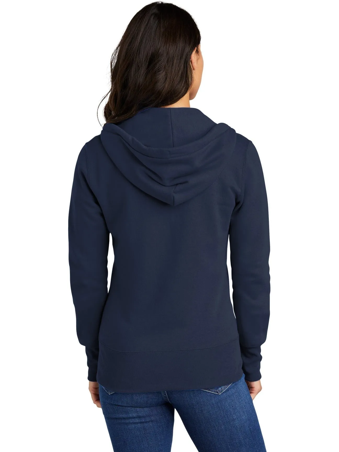 Port & Company Ladies Core Fleece Full-Zip Hooded Sweatshirt