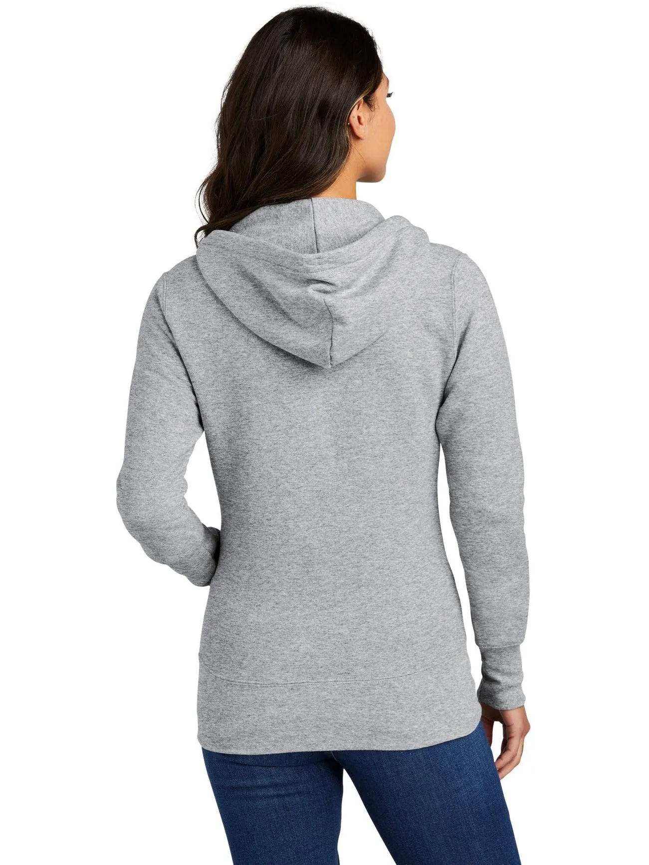 Port & Company Ladies Core Fleece Full-Zip Hooded Sweatshirt