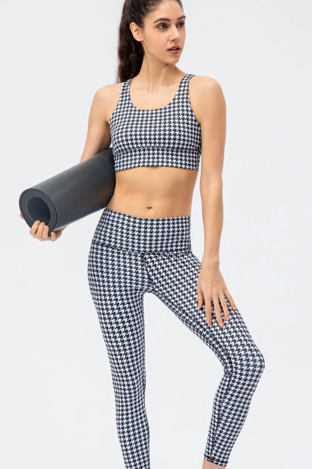 Printed High Waist Sports Leggings