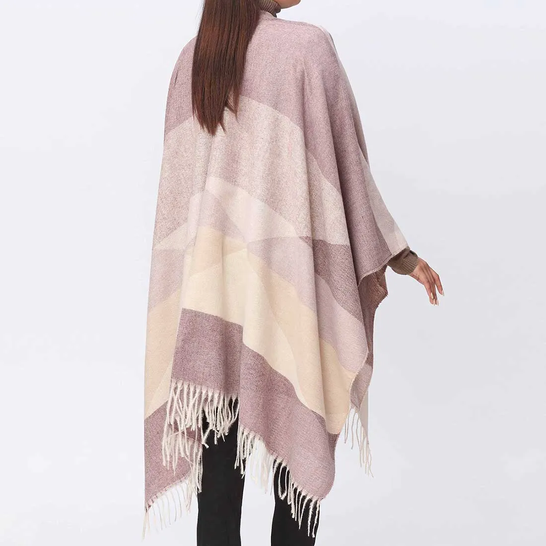 Purple Cape Shawl PW3884