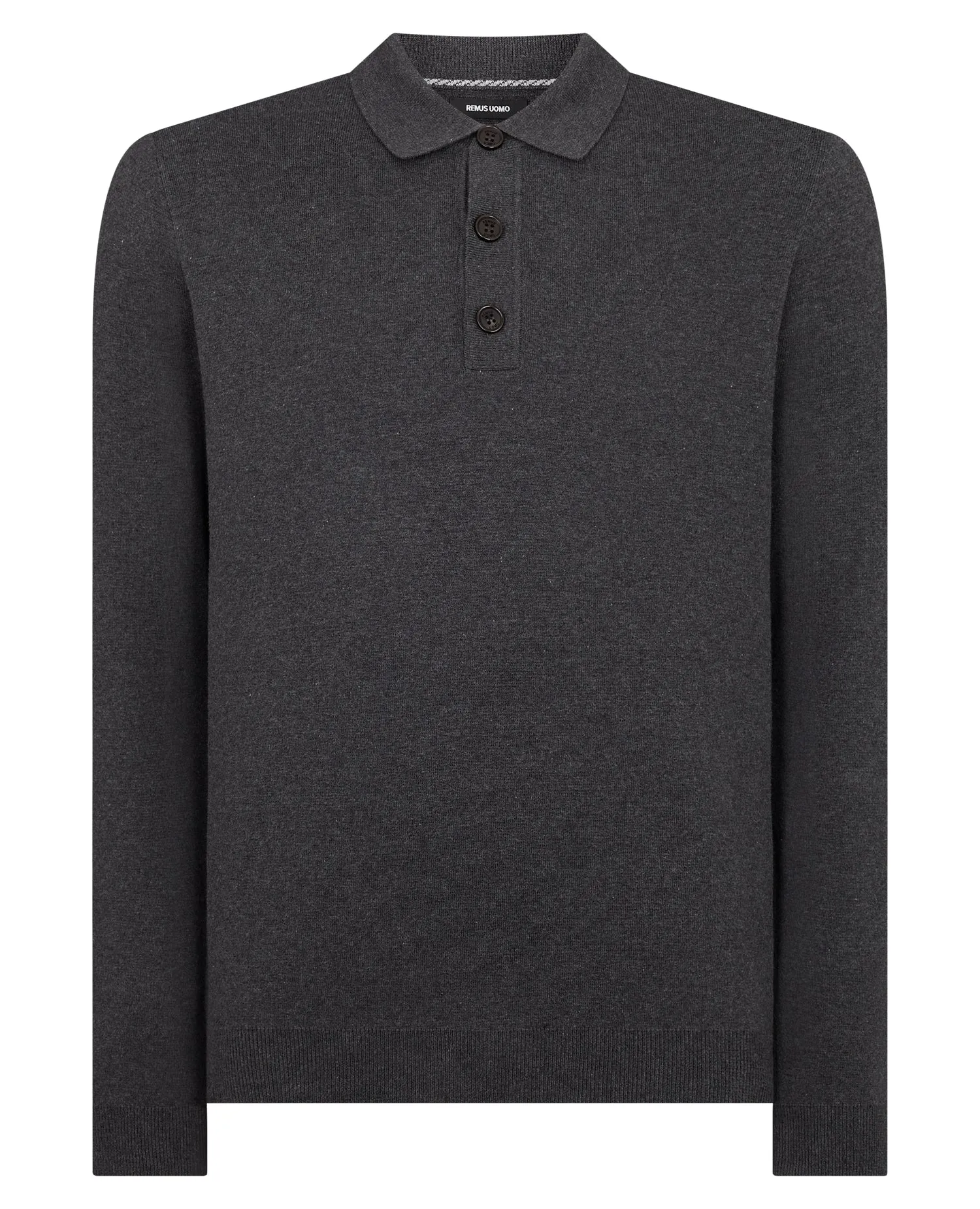 REMUS UOMO® Polo Sweat Shirt/Charcoal - Winter 23/24 Version