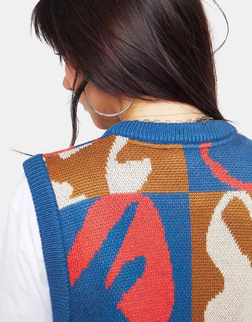 Route One Soul Knitted Vest - Multi