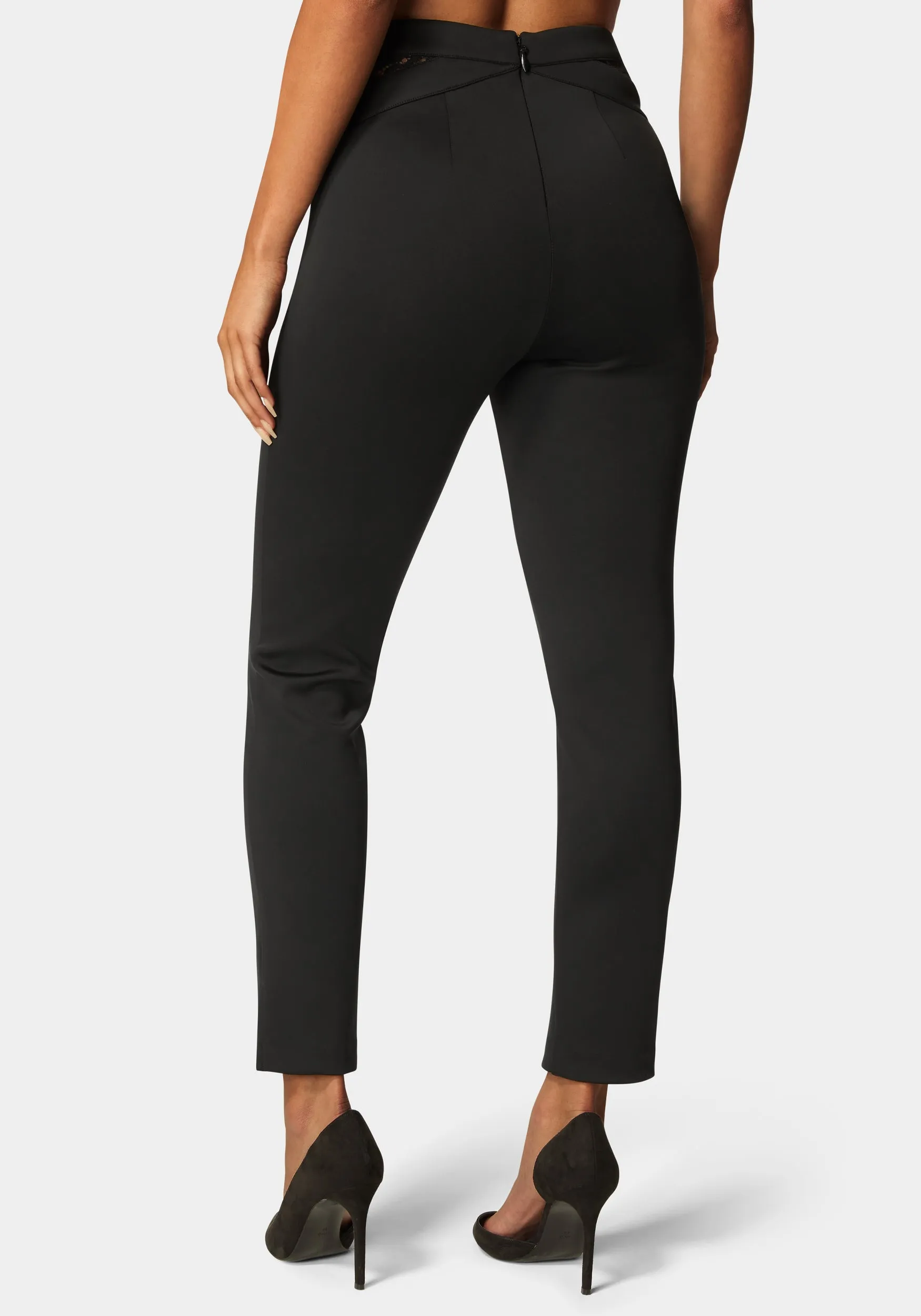 Scuba High Waist Slim Leg Pant