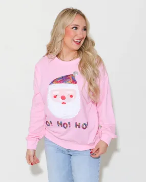 Sequin Santa Patch Sweatshirt