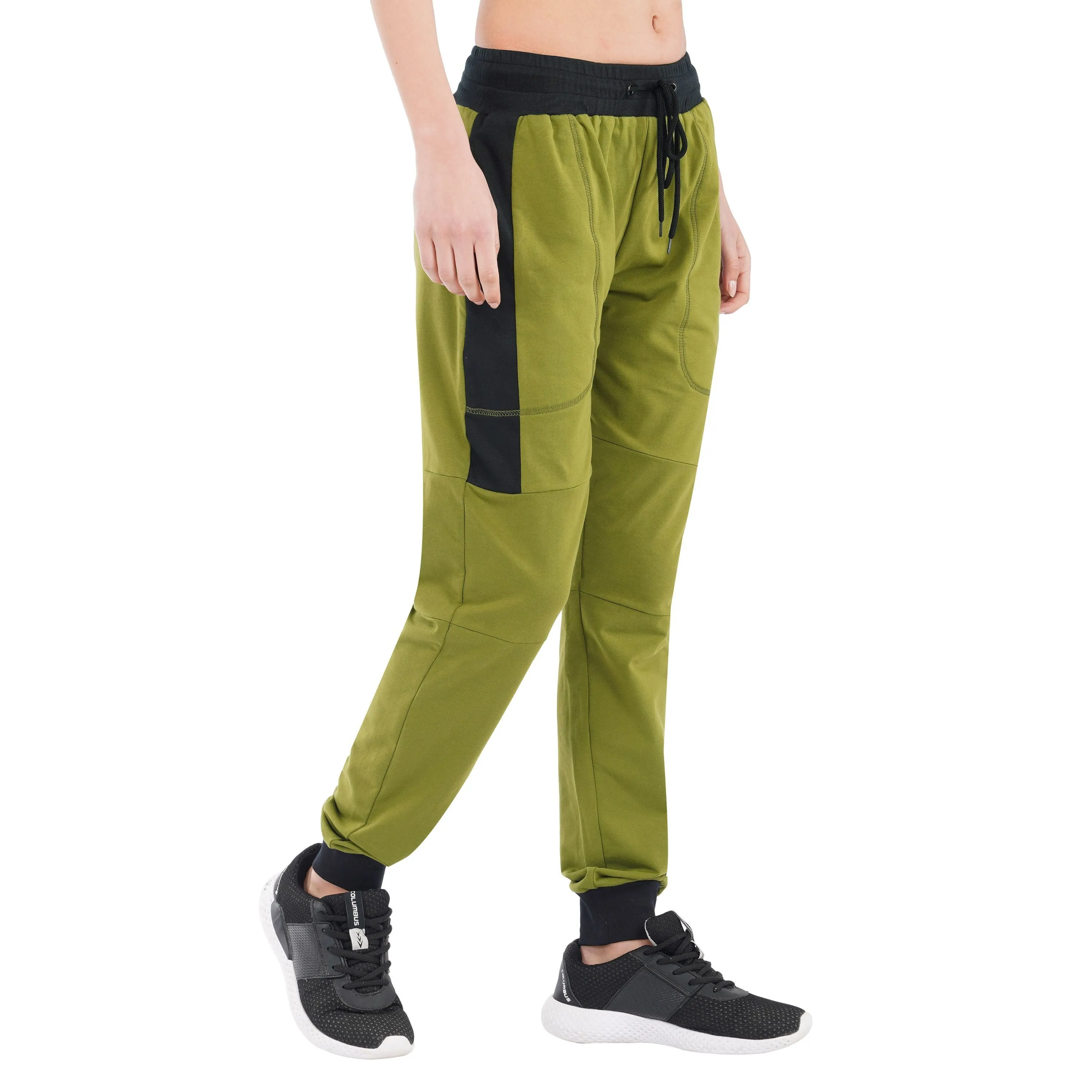 SLAY. Women's Olive Green Joggers