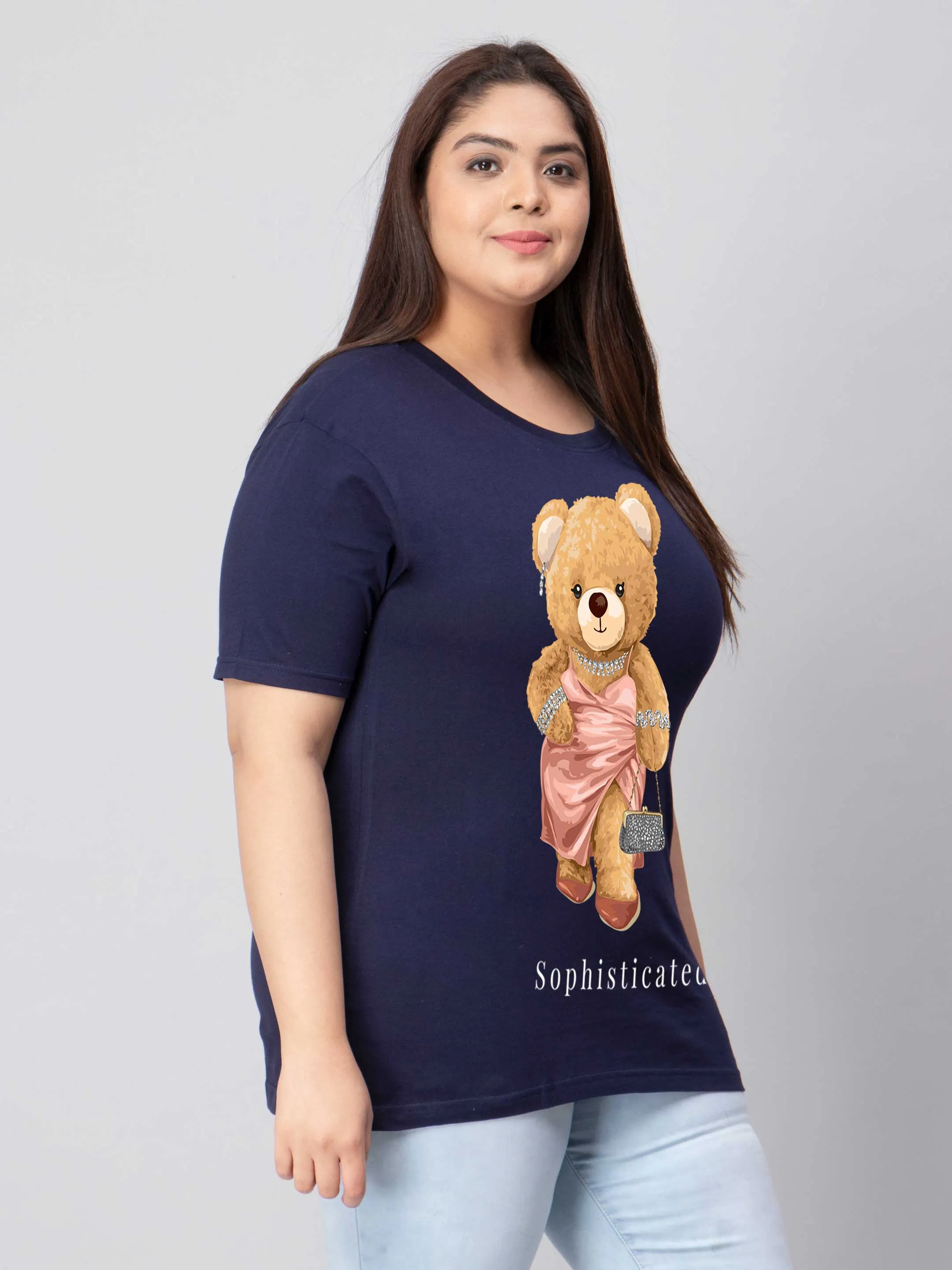 Sophisticated Bear Plus Size Women T-Shirt