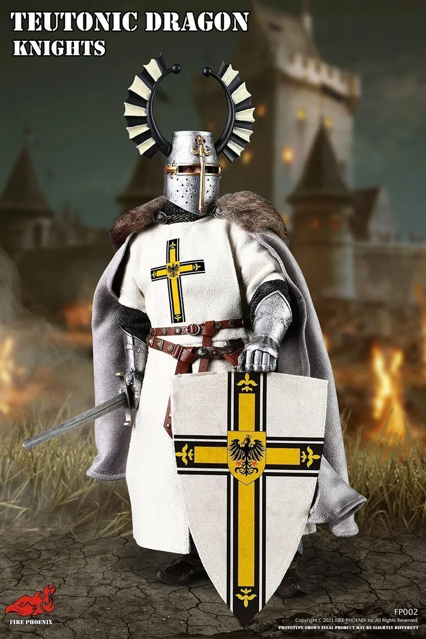 St Johns Knights - White & Black Tunic