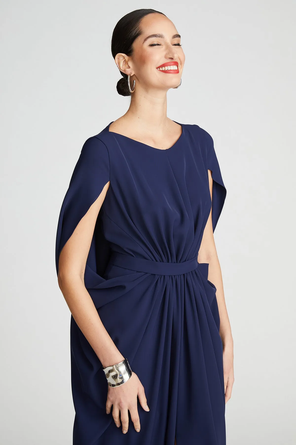 Starla Gown In Fluid Crepe