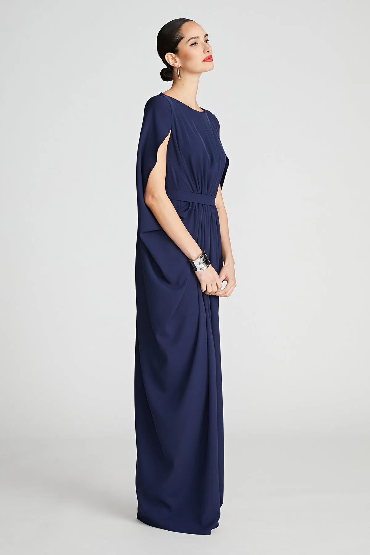 Starla Gown In Fluid Crepe