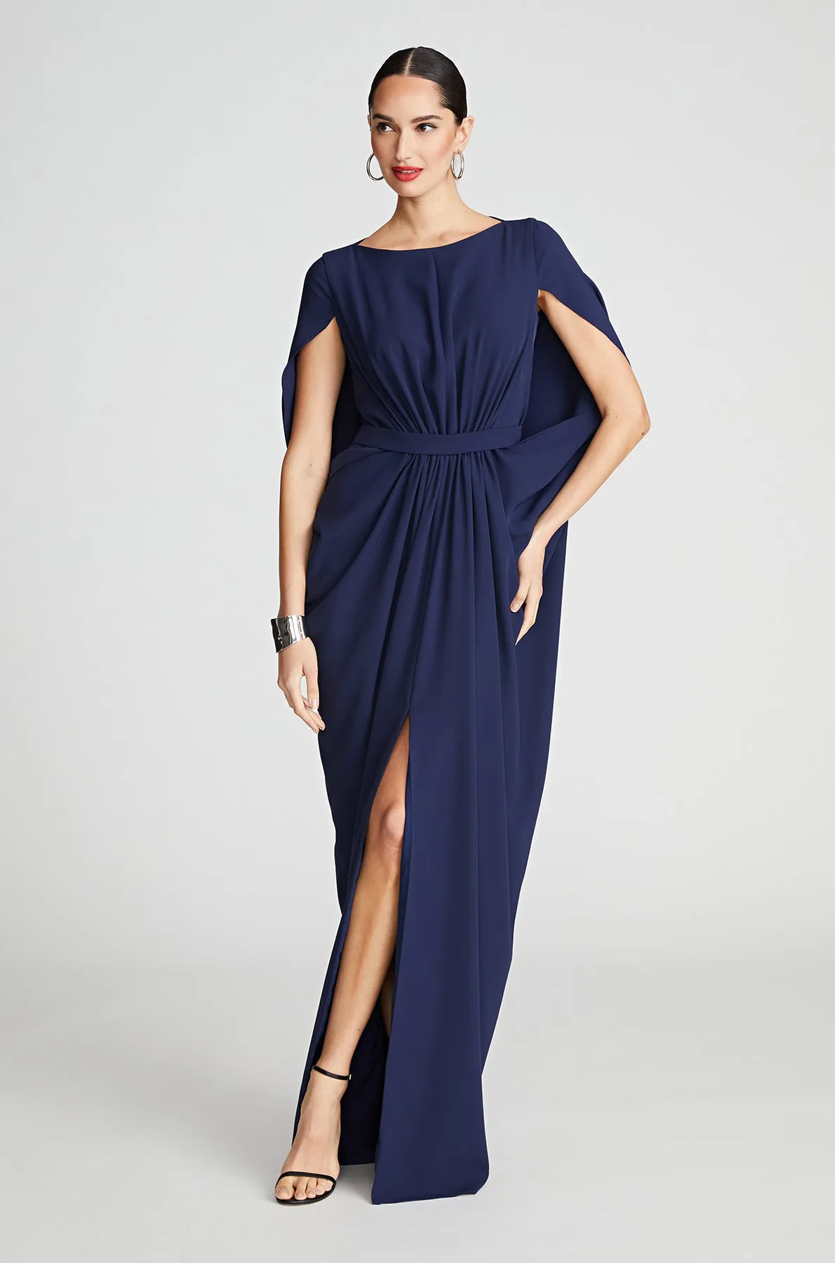 Starla Gown In Fluid Crepe