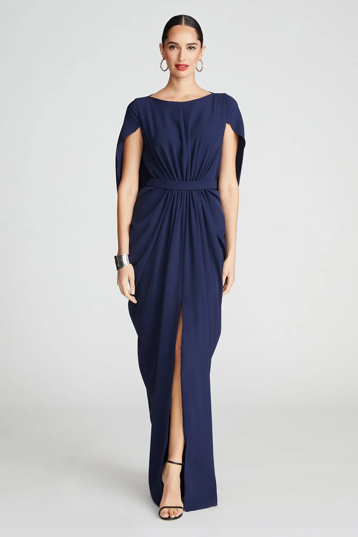 Starla Gown In Fluid Crepe