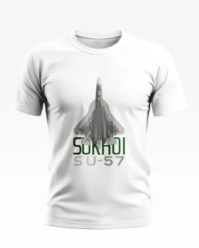 Sukhoi SU-57 Aircraft Soft Cotton T-shirt