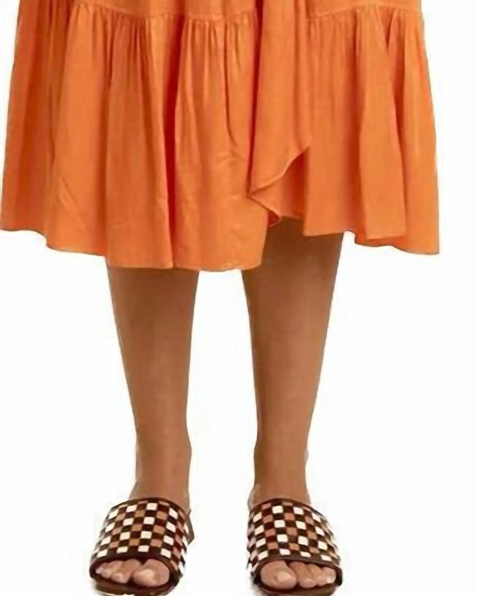 Summer Dress in Orange | Orange