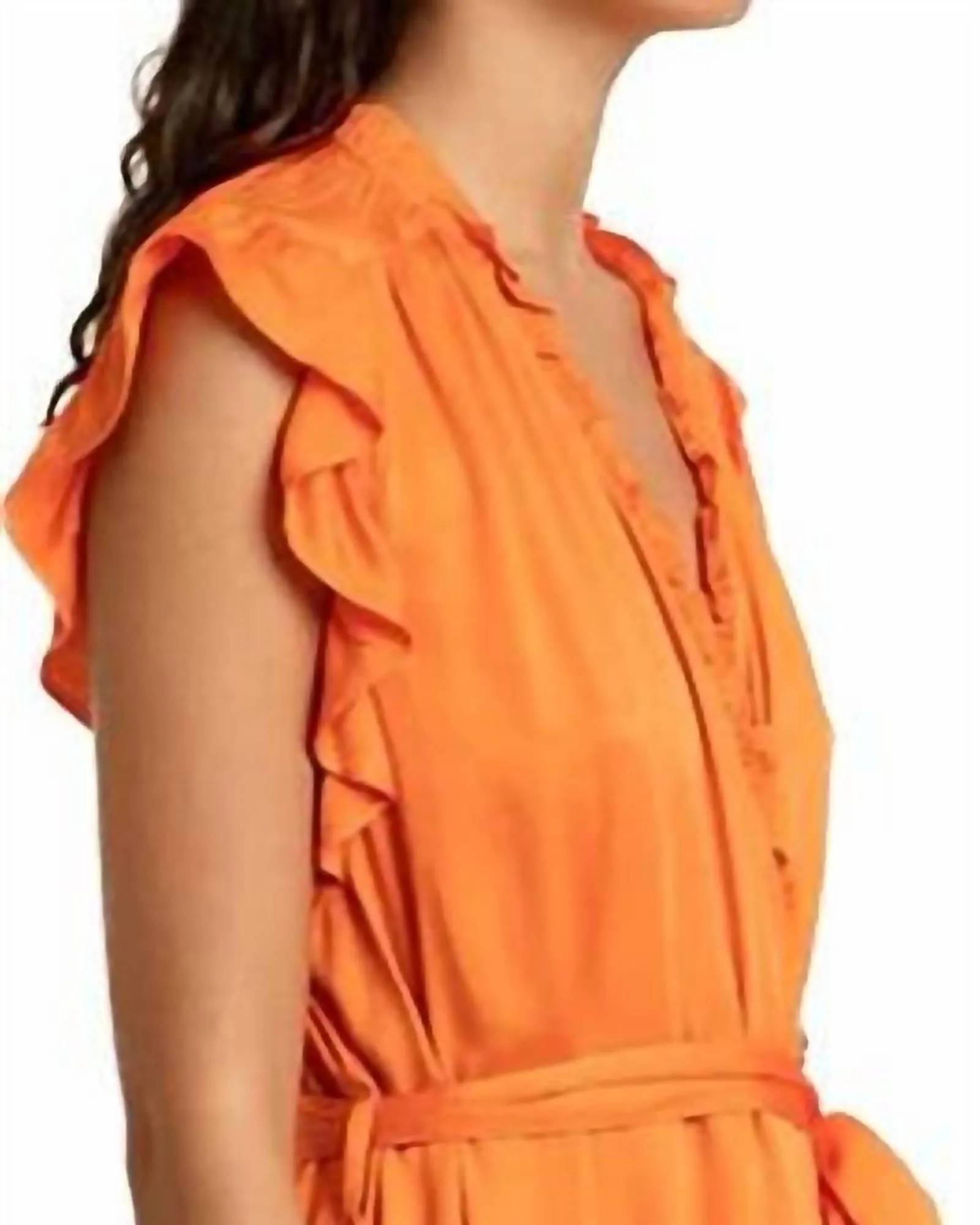 Summer Dress in Orange | Orange