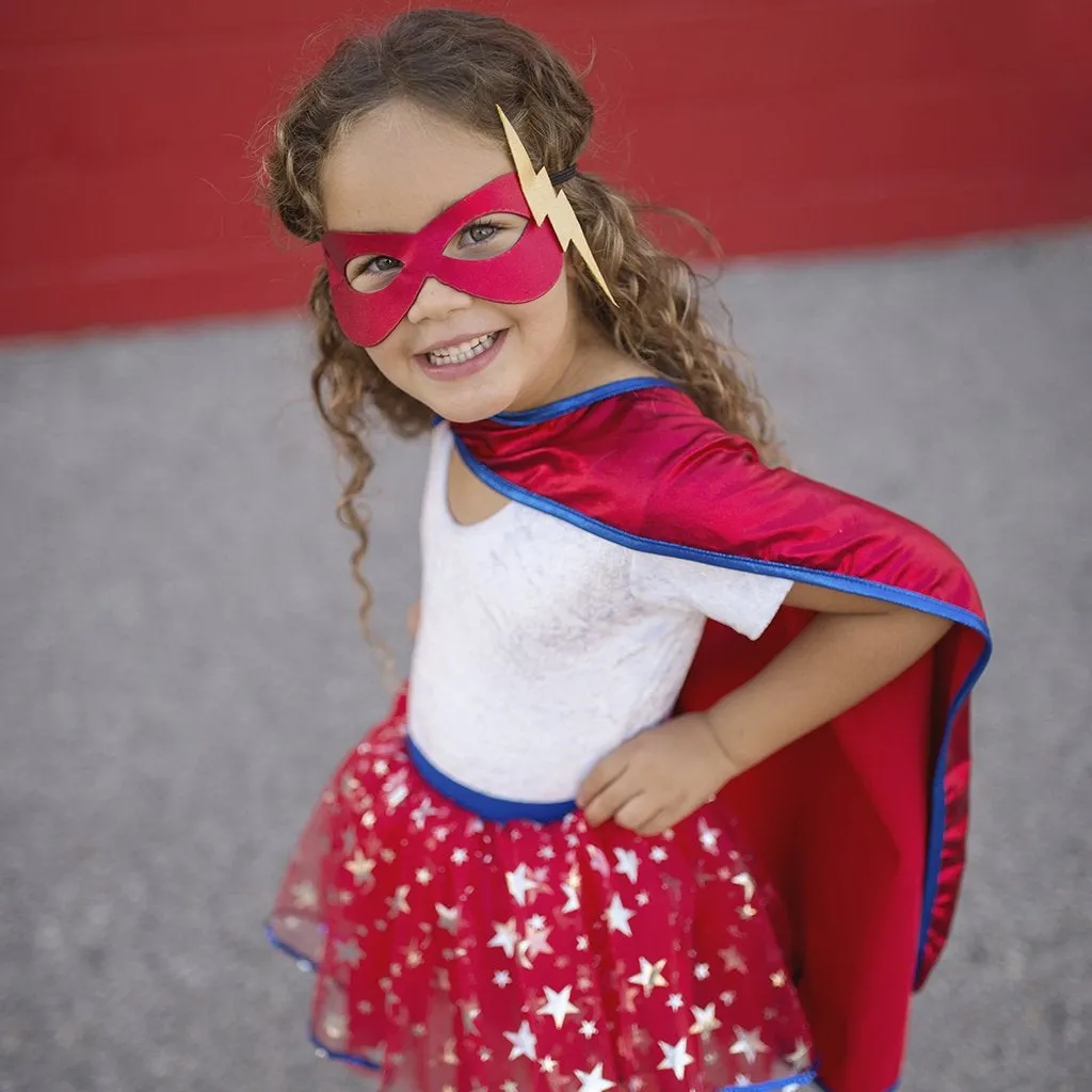 Super Hero Tutu, Cape, and Mask Set