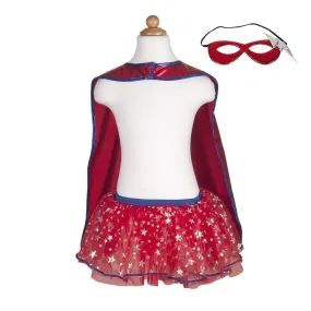 Super Hero Tutu, Cape, and Mask Set