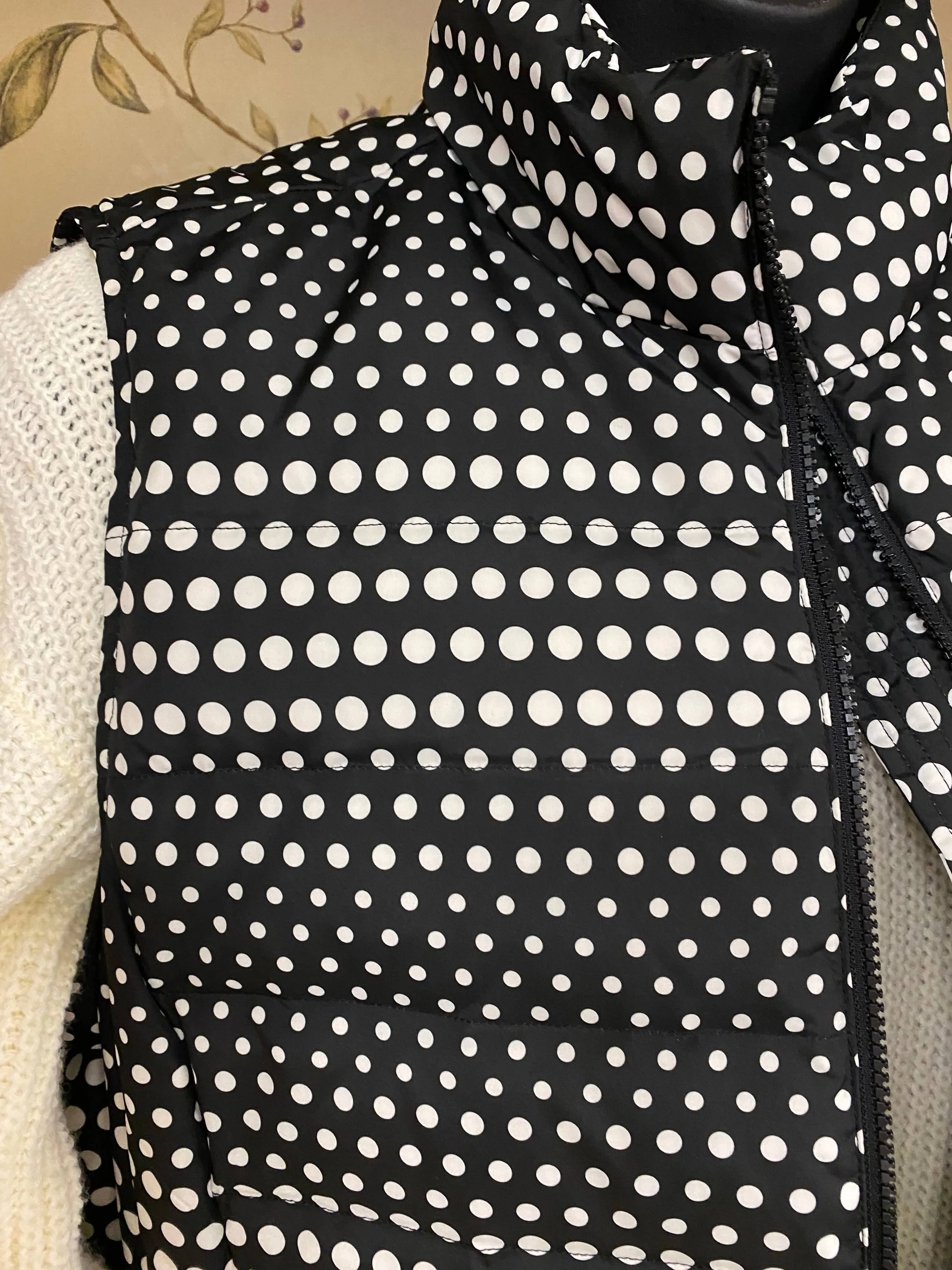 Talbots Black Polka Dot None, XL