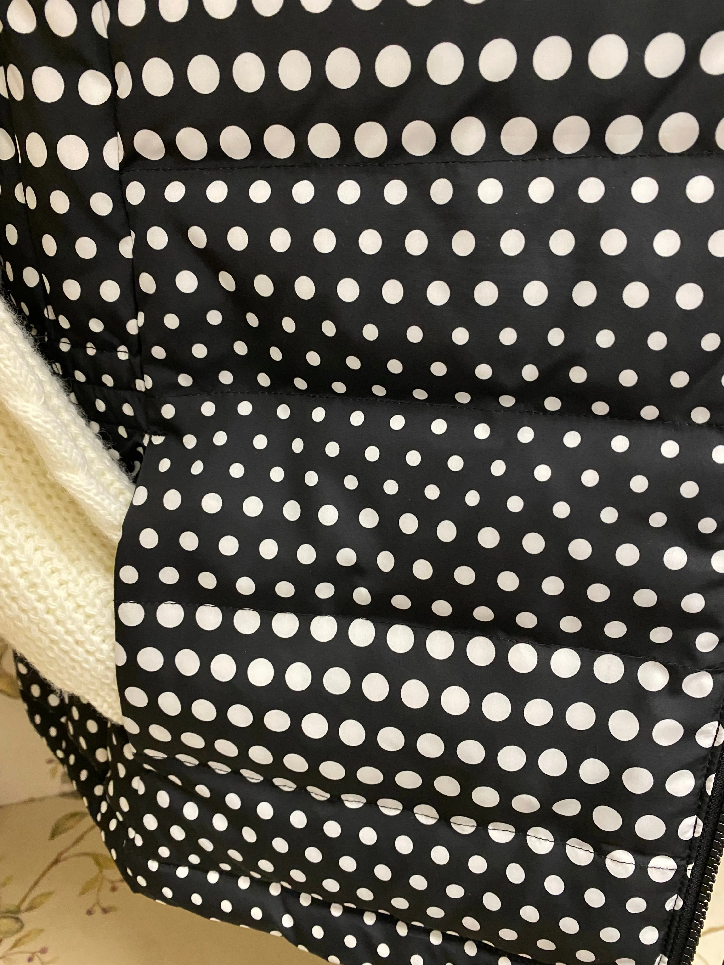 Talbots Black Polka Dot None, XL