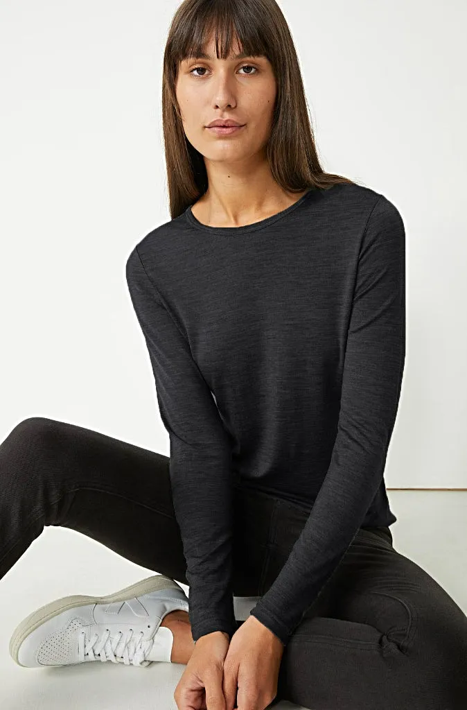 Toorallie Crew Neck Merino Tee - Various Colours